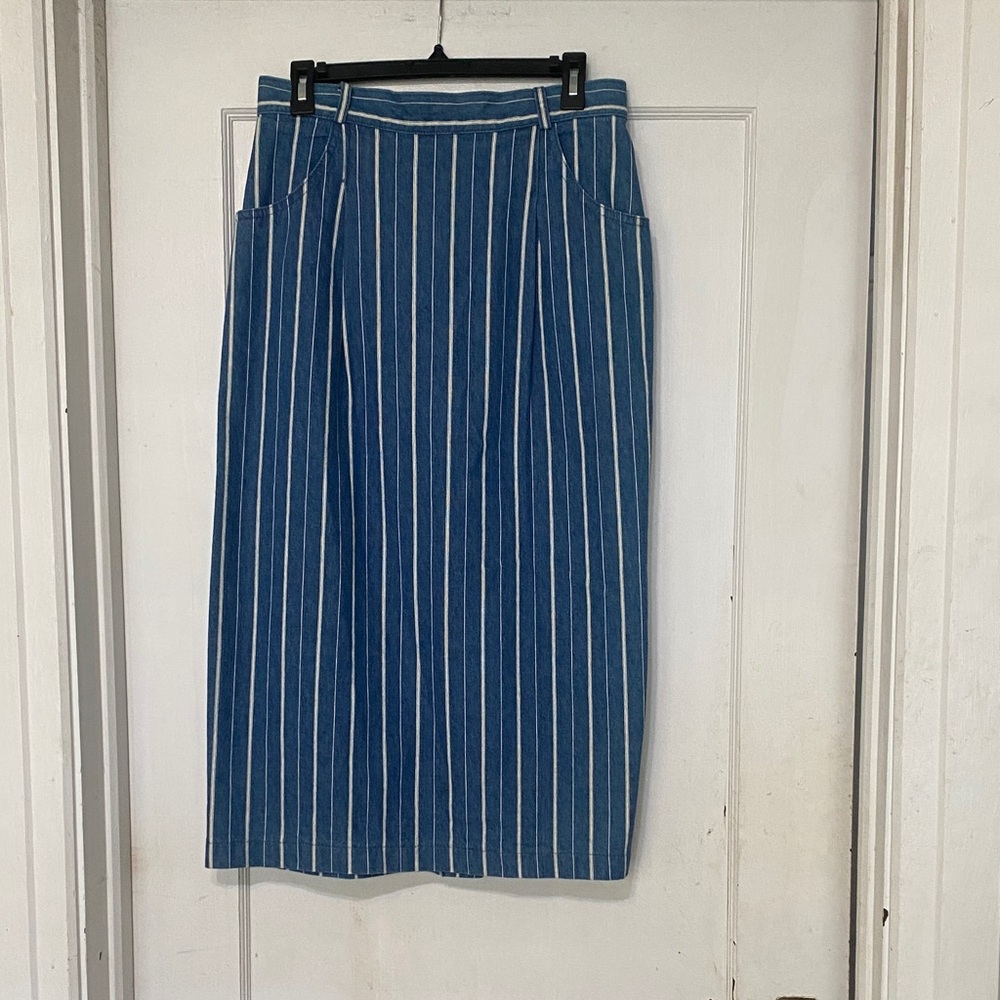 VINTAGE WILLOWBEND DENIM SKIRT